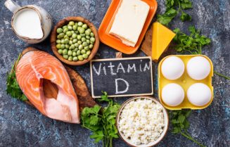 Healthy foods containing vitamin D