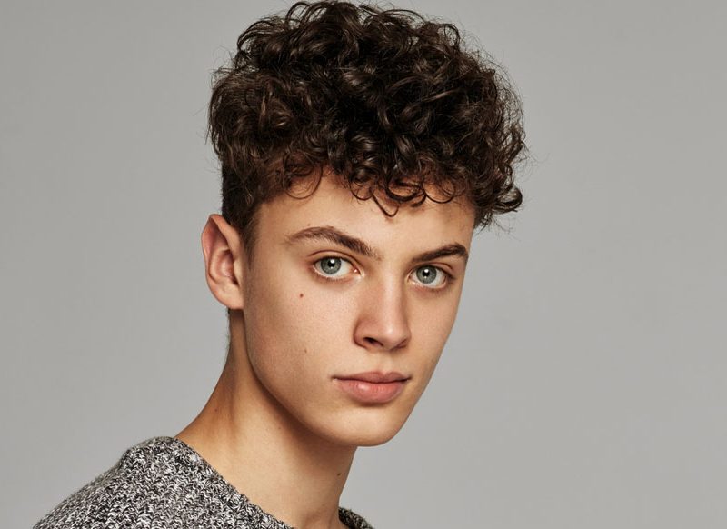 curly hair men male perm styles