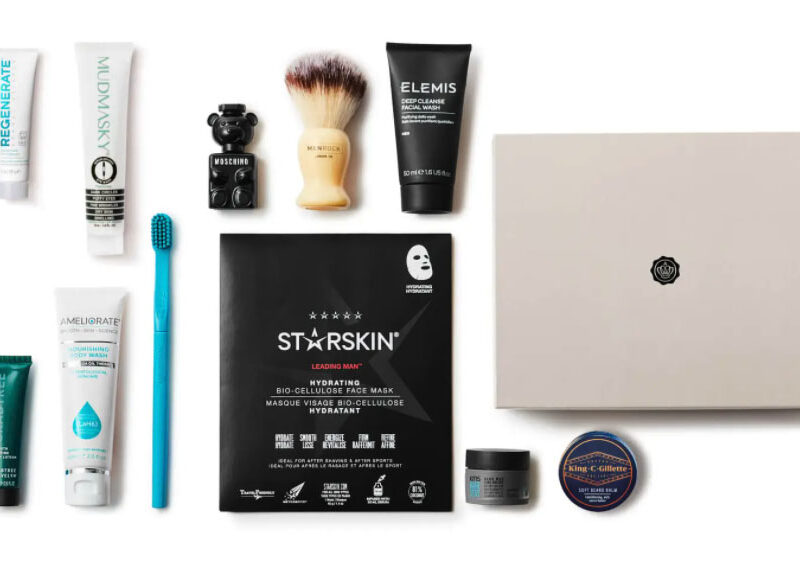 Glossybox grooming subscription boxes and kits for men